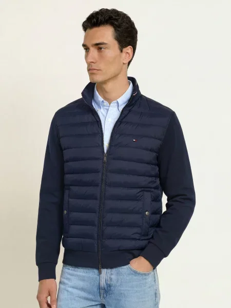 TOMMY HILFIGER Zimní bunda Ess námořnická modř modrá