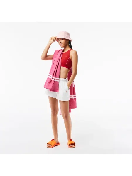 Lacoste Góra Od Bikini Bordowa Bordowy