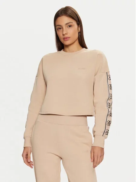 Παντελόνι φόρμας Guess μπεζ
