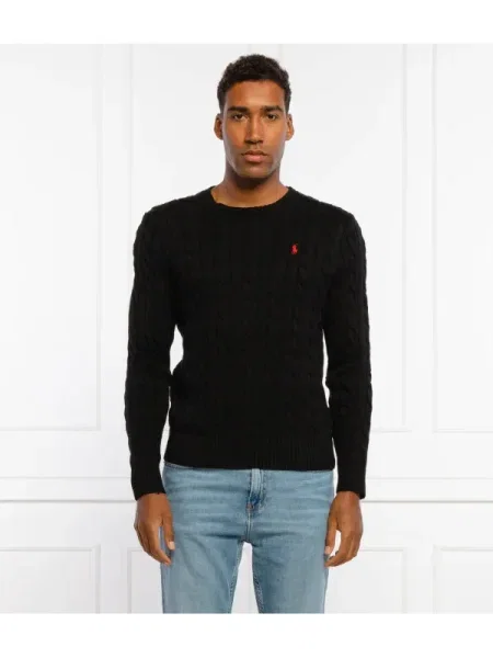 Polo Ralph Lauren Pulover Driver roșu intens negru