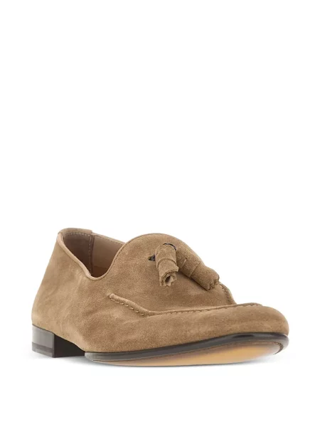 Szarvasbőr loafer Doucal's barna