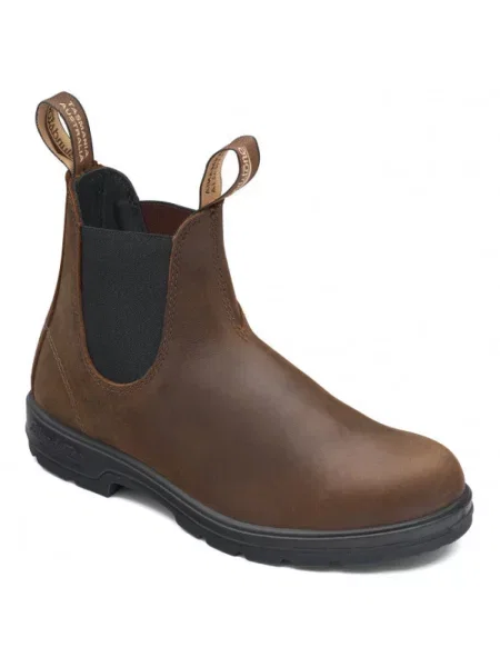 Botki Blundstone skórzane retro brązowe
