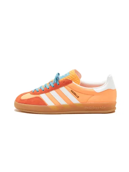 Sneakersy Adidas Gazelle zamszowe pomarańczowe