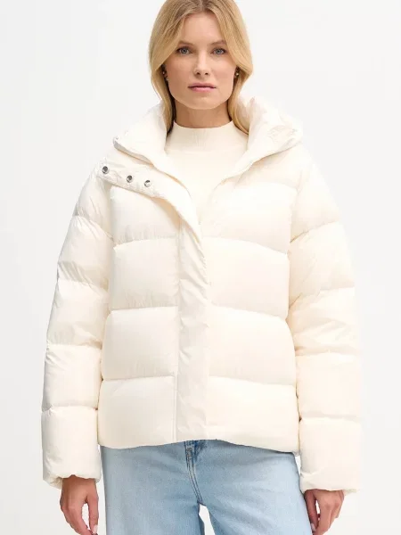 Tommy Hilfiger kurtka puchowa zimowa beżowy
