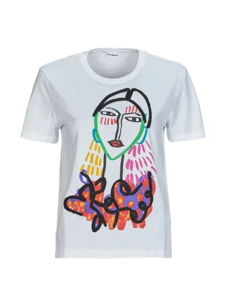 Desigual Póló TS_MISURI | fehér