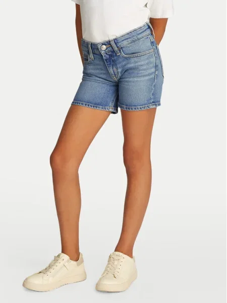 Calvin Klein Jeans Farmer rövidnadrág kék
