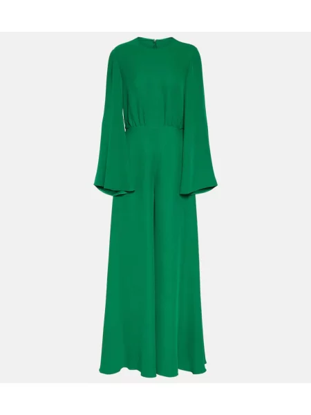 Svilen kombinezon Valentino zelena