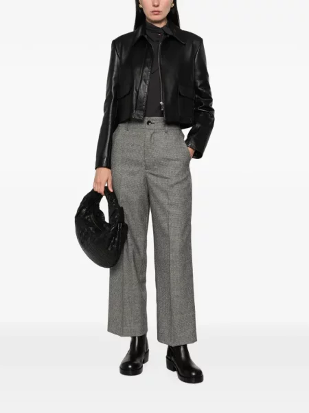 Pantaloni Nicholson & Nicholson cu model pepito negru