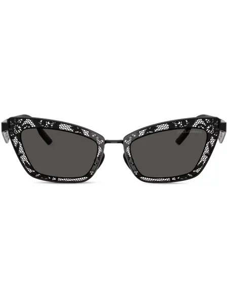 Sunčane naočale Dolce & Gabbana Eyewear s cvjetnim printom crna