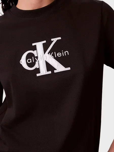 Класична футболка Calvin Klein Jeans чорна