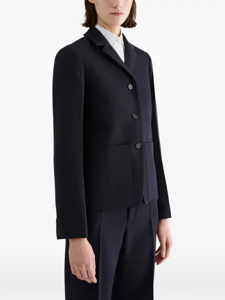 Sacou Jil Sander de lână albastru