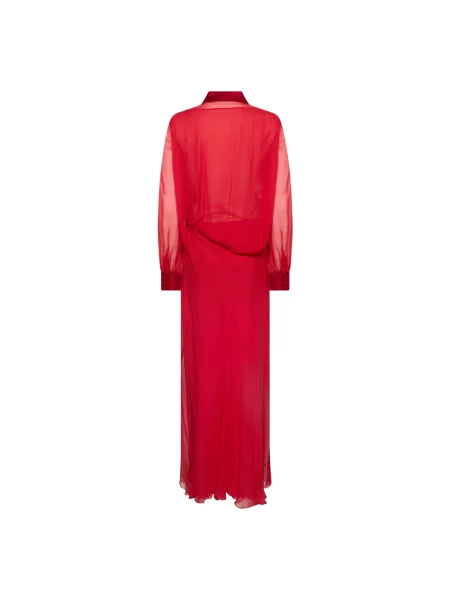 Sukienka Alberta Ferretti czerwona