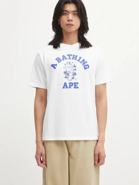A Bathing Ape tricou din Palm Tree Camo College