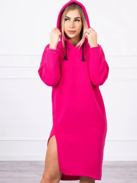 Rochie Kesi cu glugă de costum fucsie