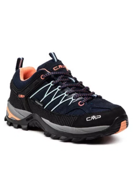 Dámske trekové topánky CMP Rigel Low blue/giada/peach modrá