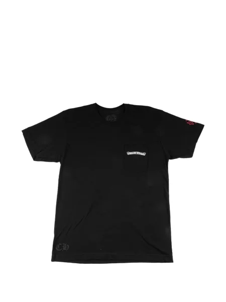 Tricou Chrome Hearts cu motiv cu inimi negru