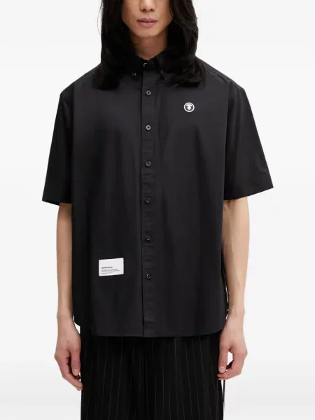 Cămașă Aape By A Bathing Ape cu autograf negru