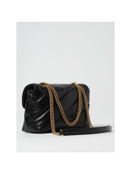 Torebka Pinko zamszowa czarna