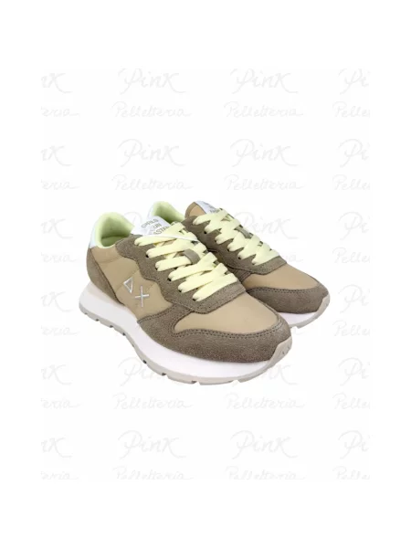Sneakersy Sun68 beżowe
