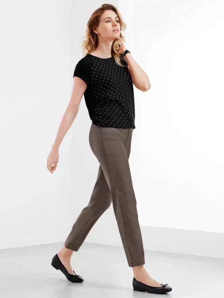 Tchibo Штани повсякденні Сіро-бежевий бежеві