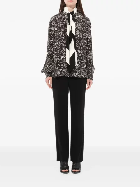 Cămașă Givenchy cu imagine cu model leopard negru
