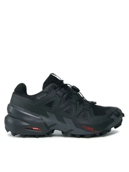 Obuća Salomon Speedcross 6 GORE-TEX Black/Black/Phantom crna