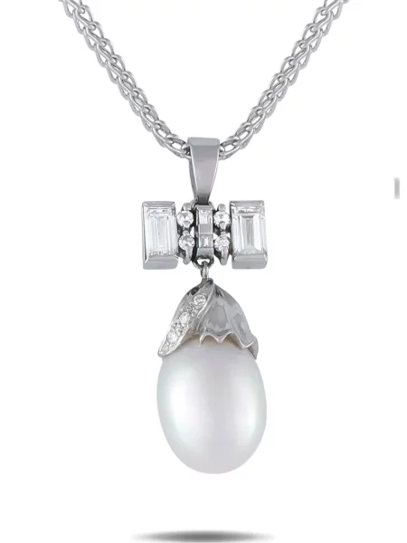 Colier Lb Exclusive cu perle argintiu