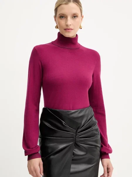 Светр Silvian Heach SESIN легкий гольф бордовий