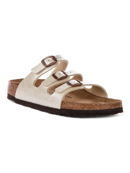 Klapki Birkenstock beżowe