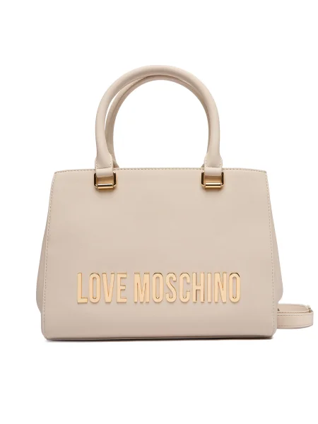 Чанта Love Moschino бежово