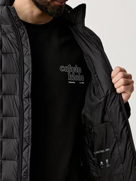 Calvin Klein Jeans капитонирано яке мъжко черно