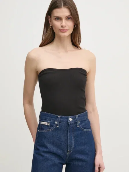Calvin Klein Jeans top női fekete