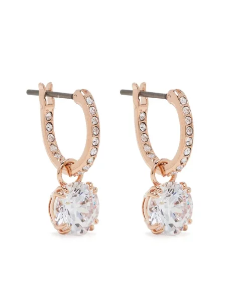 Kolczyki Swarovski białe