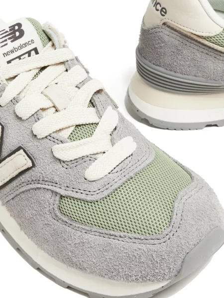 Šněrovací krajkové tenisky New Balance 574 šedé