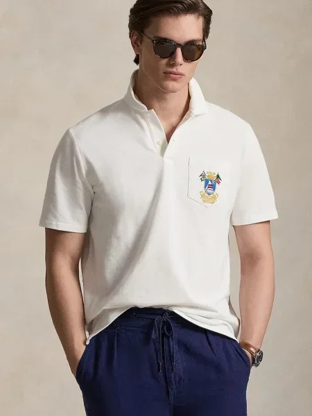 Polo Ralph Lauren polo de alb