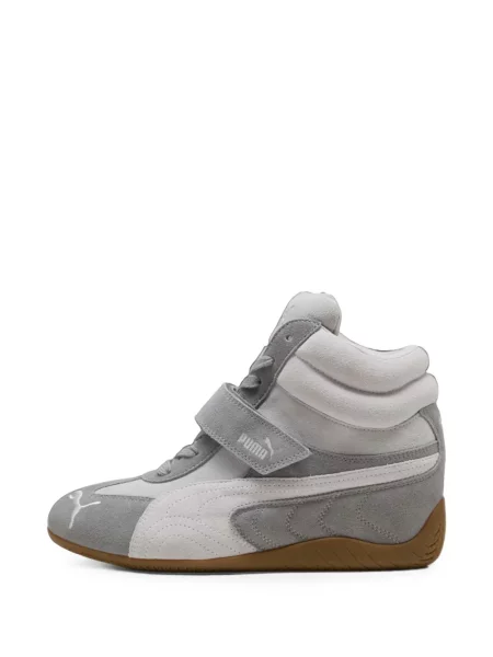 Sneakerși Puma Suede cu pană cu bretele gri