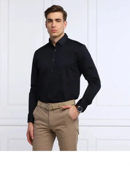 BOSS BLACK Cămașă negru