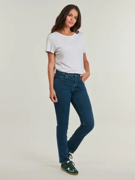 Blugi drepți Levi's® cu talie înaltă albastru