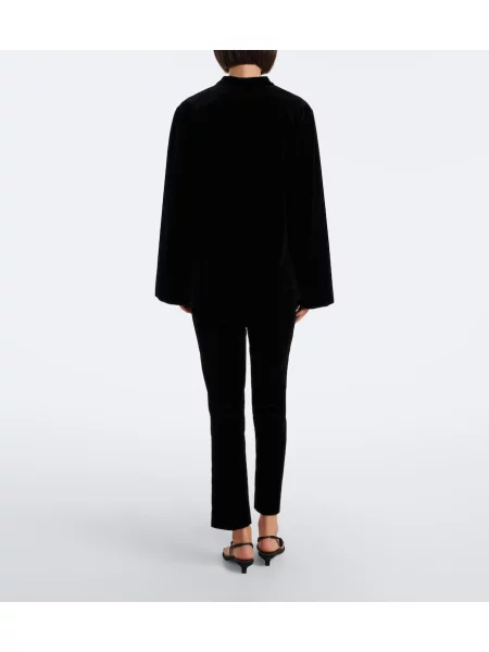 Pantaloni Róhe de catifea negru