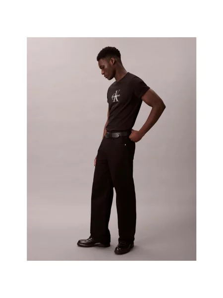 Blugi Calvin Klein Jeans clasici negru