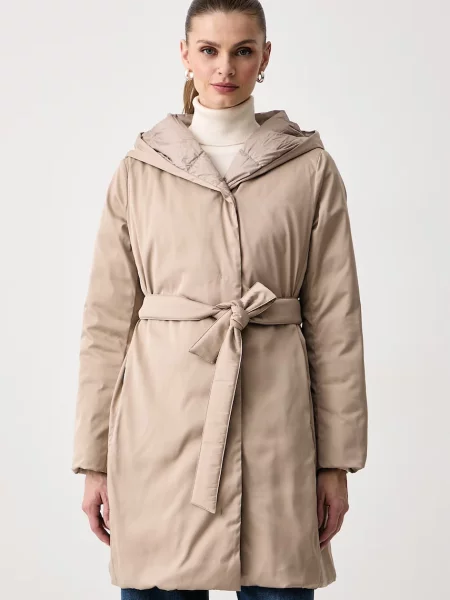 Weekend Max Mara kurtka puchowa dwustronna WKDUGGIOSO beżowa
