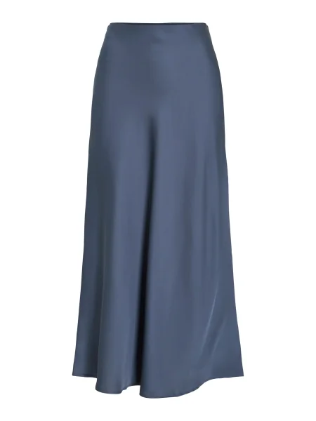 VILA Fustă VIEllette porumbel albastru