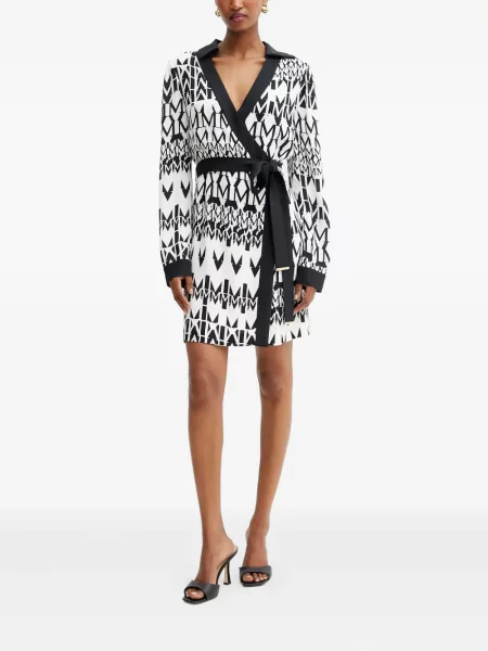 Rochie mini Marciano cu imagine de costum alb