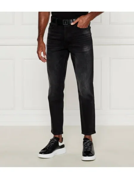 HUGO Blugi | Tapered fit gri