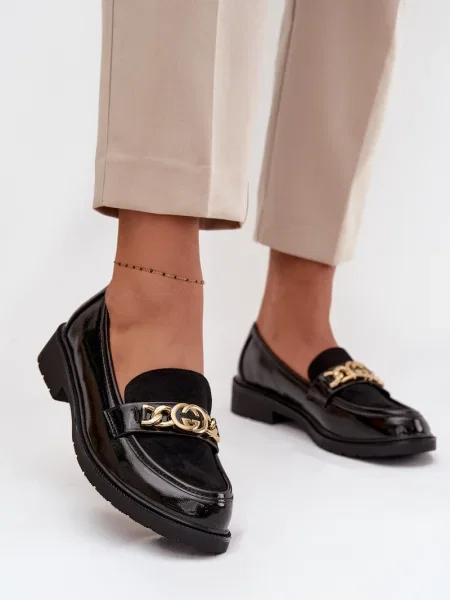 Mocasini D&a negru