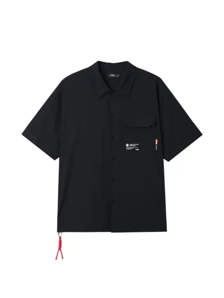 Tricou polo Izzue scurt negru