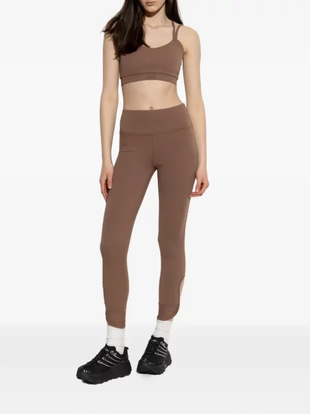Legginsy Ea7 Emporio Armani brązowe