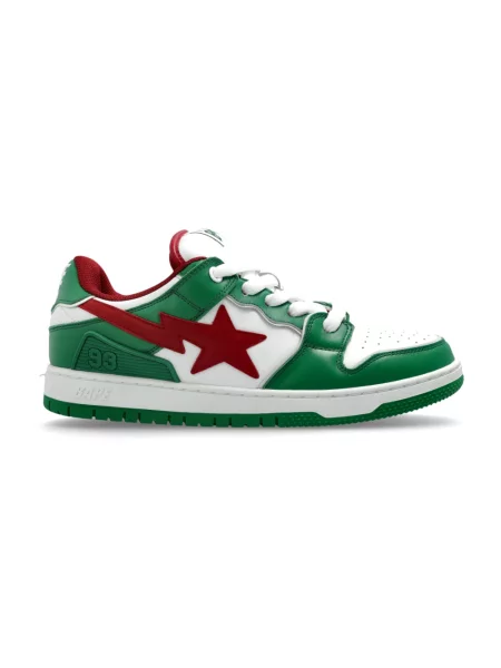 Sneakersy A Bathing Ape® z logo zielone