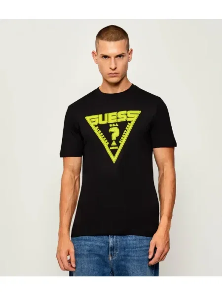 GUESS ACTIVE Tricou CHOBI negru