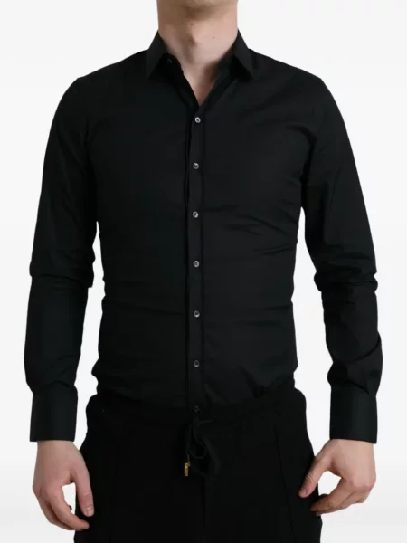 Lung cămașă Dolce & Gabbana negru